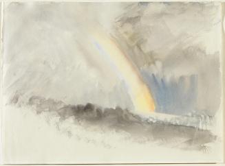 Stormy Landscape with a Rainbow