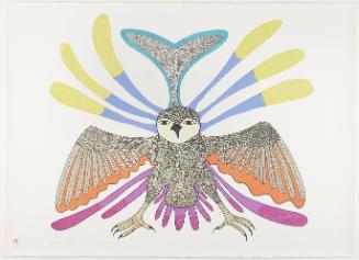 Spirit Owl from Lithographs by Kenojuak