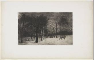 Hiver (ou Le Loup dans la neige)