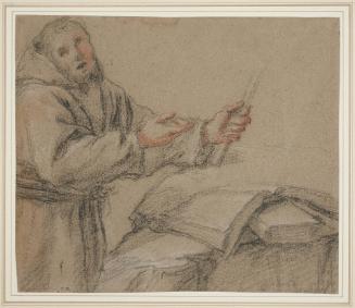 A Franciscan Monk (recto);A Franciscan Monk with his Arms Crossed at his Chest (verso)
