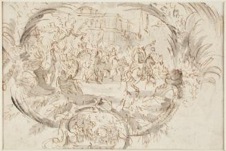 Interior with a Presentation to an Official