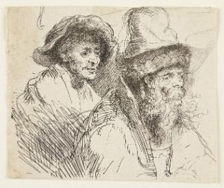 Fragment of Sheet of Studies, with a Woman lying ill in Bed, etc.