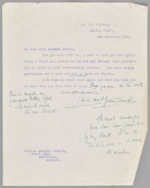 British nursing in Calais, photographs, postacards, etc.