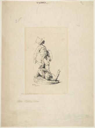 Gladiators (called Warriors) (after Gerome "Pollice Verso")