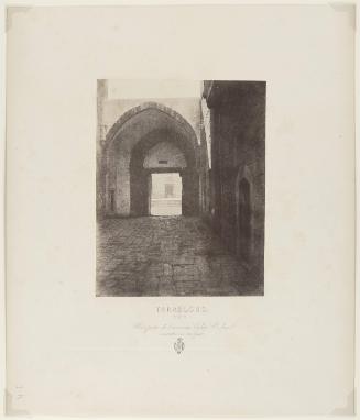 Portal of the ancient St. John’s Church converted into the Al Mansouri Mosque, Tripoli, Lebanon, the Holy Land