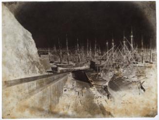 View of a quay side in the Port of Marseille.