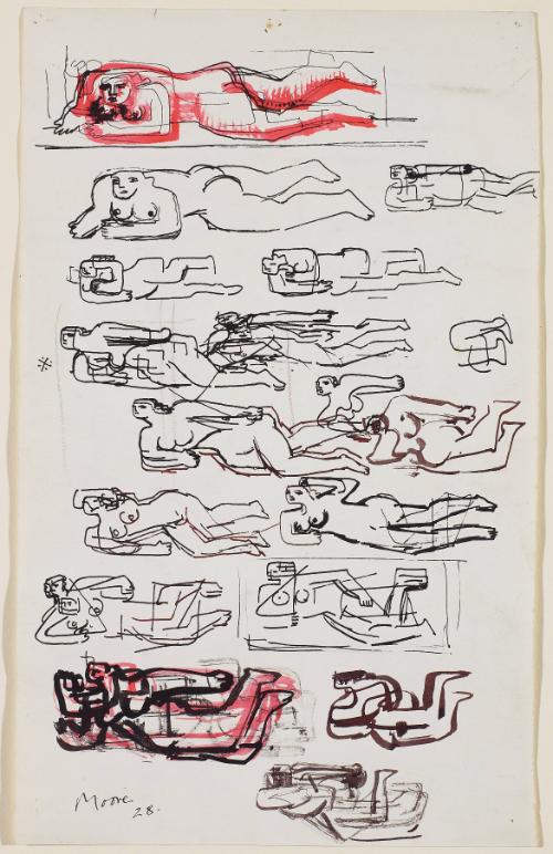 Ideas for West Wind Relief (recto); Ideas for West Wind Relief (verso)