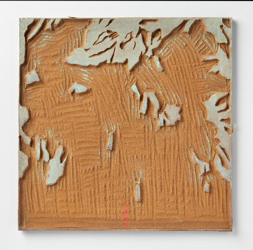 Linoleum Block for the Inquisitive Pansies 9