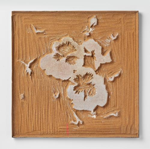 Linoleum Block for the Inquisitive Pansies 7