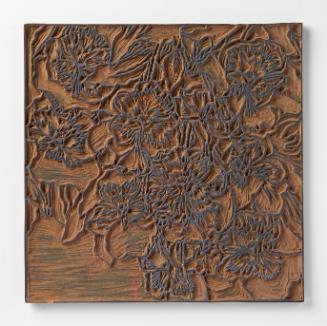 Linoleum Block for the Inquisitive Pansies 4