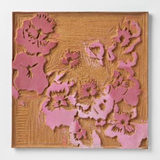 Linoleum Block for the Inquisitive Pansies 3