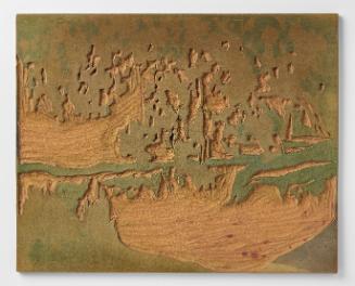 Linoleum block from Green and Gold