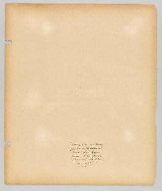 "Uncle Tom and "Lovey", On board the schooner "Hilton", from Nippers Harbor, to the French shore at La Scie", Aug. 22nd. Page 63 of Newfoundland from Collection of Canadian albums compiled by Edith S. Watson
