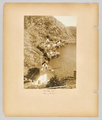 In "Path End" near Burin.  Page 49 of Newfoundland from Collection of Canadian albums compiled by Edith S. Watson
