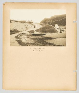 The long shore road in Hermitage Page 31 of Newfoundland from Collection of Canadian albums compiled by Edith S. Watson
