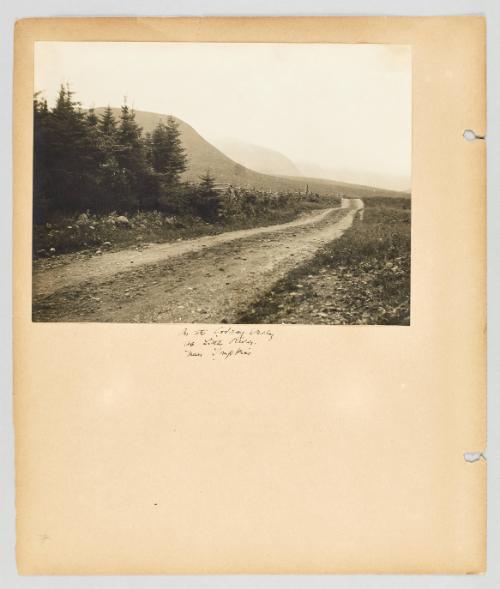 In the Codroy Valley at Little River, near Tompkins. [Page 8 of Newfoundland from Collection of Canadian albums compiled by Edith S. Watson]