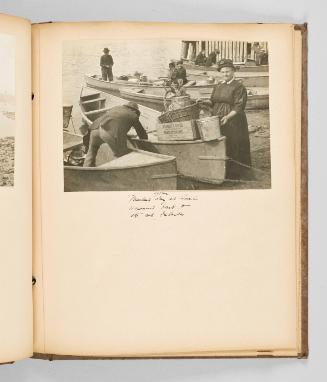 After market day at Sorel. Homeword bound, to the out Islands. Page 33 of The Abenaki; from collection of Canadian albums compiled by Edith S. Watson, 1890s-1930s