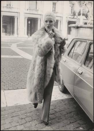 Portrait of the singer Patty Pravo