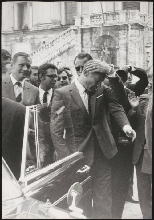 The astronauts from Apollo 11, Neil Armstrong and Buzz Aldrin 