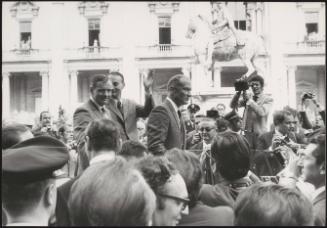 The astronauts from Apollo 11, Neil Armstrong, Michael Collins and Buzz Aldrin 