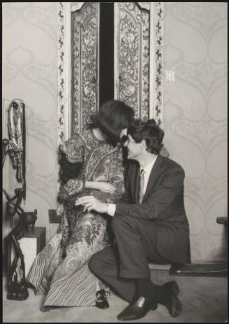 Sir John Paul Getty and his second wife, Talitha Getty