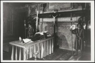 Pope John Paul I lies in state in St. Peter's basilica, the day after his death, that took place on 28 September 1978