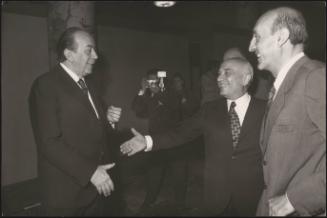 Amintore Fanfani and Carlo Donat-Cattin 