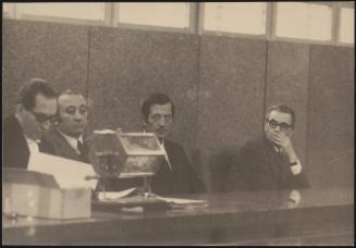 Members of the Italian political intelligentsia, including the politician Luciano Dal Falco, writer Alberto Carocci and the actor Victor Cavallo