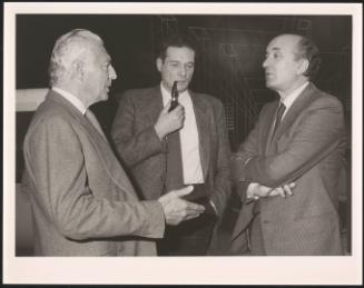 Ciriaco Luigi De Mita, Luciano Lama and Giovanni "Gianni" Agnelli 