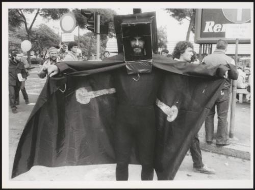 A man in a fancy dress costume 