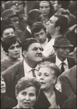 13th April 1968 in Piazza della Repubblica (Piazza Esedra) in Rome for anniversary rally in resistance 
