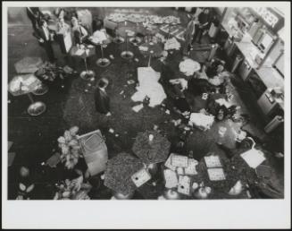 Aftermath of of the shooting in Leonardo da Vinci International Airport, Rome, 1985