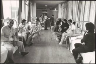 Patients in the psychiatric asylum of Villa Clara, Cagliari 