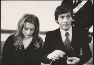 Lucio De Lellis and Liliana Guido in court during their murder trial