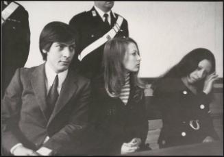 Lucio De Lellis, Liliana Guido and Dana Faith Benjamin in court during their murder trial