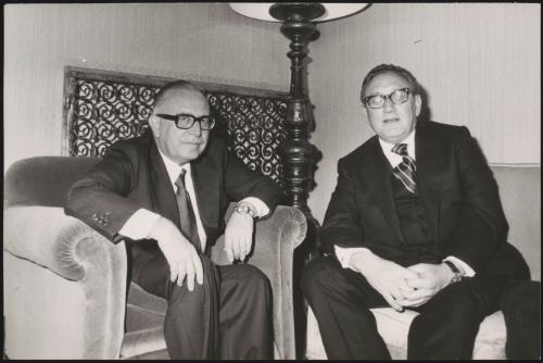 Henry Alfred Kissinger and Mariano Rumor 