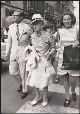Members of the Royal family of The Netherland's on holiday. Princess Margriet of the Netherlands (right) Armgard von Cramm (center)