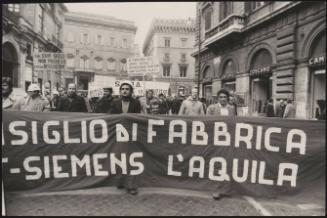 Factory worker's strike