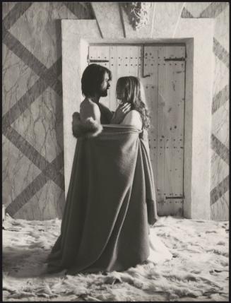 Charlotte Rampling and Oliver Tobias on the set of 'Tis Pity She's a Whore' 