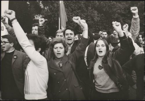 Communist Party demonstrators