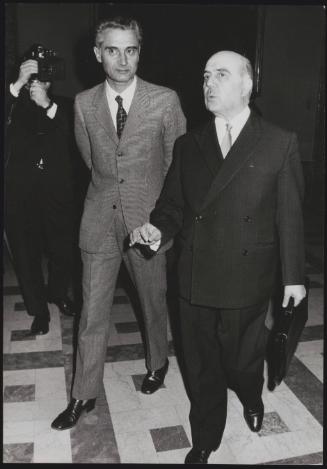 Giacinto Bosco with another politician