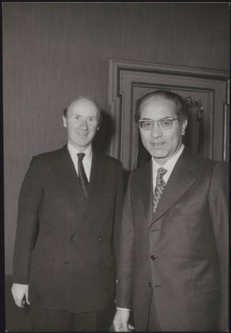 British conservative politician Anthony Barber and Emilio Colombo of the Christian Democrats 