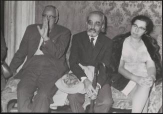 Enzo Storoni, his wife Lidia and publisher Carlo Signorelli