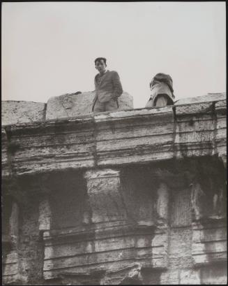 Squatters rights protesters on the roof of St. Peter's Basilica in Rome