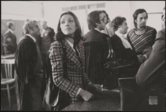 In the courthouse waiting for the "Number One" night club drugs trial to begin