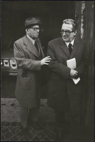 Leaders of the Italian Communist Party, Umberto Terracini and Edoardo Perna 