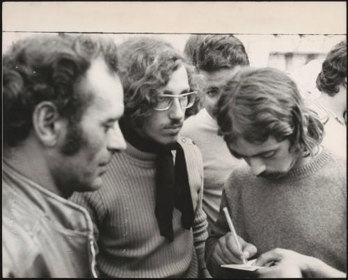 Pietro Valpreda, Enrico Di Cola and Leonardo Claps on hunger strike - Rome. 25 Sept til 2 October 1969
