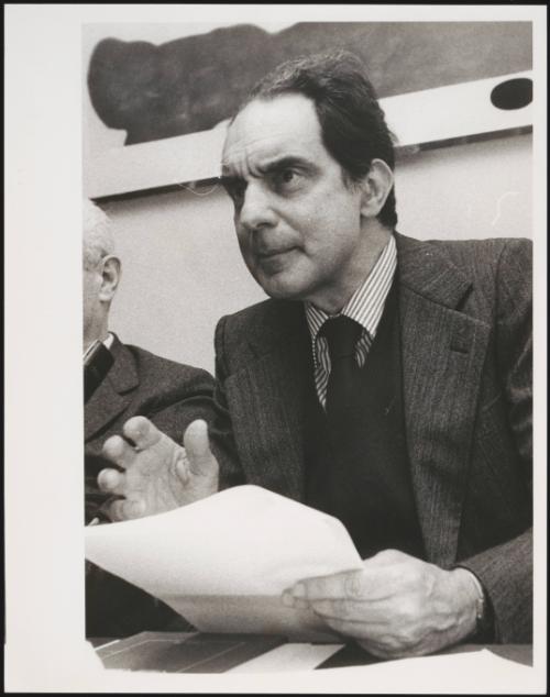 Portrait of writer Italo Calvino