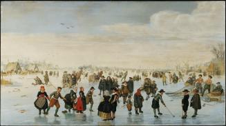 Skaters on the Amstel