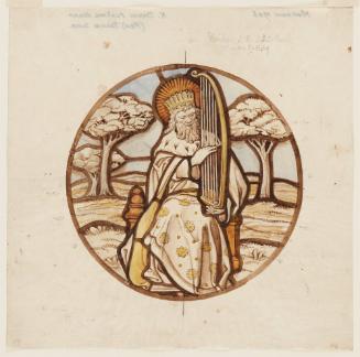 King David Playing the Harp